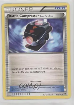 Battle Compressor - Team Flare Gear Pokemon XY Phantom Forces #92 - Image 1