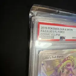 2019 POKEMON SUN & MOON COSMIC ECLIPSE #230 FULL ART/LILLIE'S FULL FORCE PSA 9 - Image 3