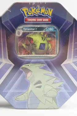 New Sealed 3x English Pokemon Triple Whammy Tin Lot Tyranitar Darkrai Slaking - Image 4