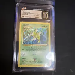 CGC PRISTINE 10 Scyther CLV 006/034 Pokemon TCG Classic Collection 2023 English - Image 1