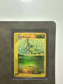 Lightly Played Metapod 87/165 Reverse Holo Expedition Base Set Uncommon - Image 1