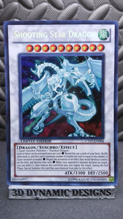 | Yugioh Shooting Star Dragon CT07-EN004 Secret 2010 Collectors Tins LP ?? | - Image 1