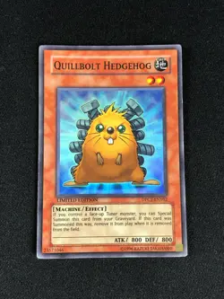YUGIOH QUILLBOLT HEDGEHOG DPCT-ENY02 SUPER PLAY/EDGEWARE - Image 1