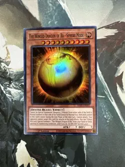 Yugioh The Winged Dragon of Ra - Sphere Mode Super Rare RA01 - Image 1