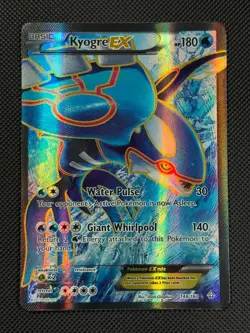 Kyogre EX 148/160 FULL ART Pokemon Card XY Primal Clash Holo Rare - Image 1