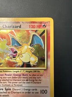 1999 Base Set Charizard 4/102 - Holo Pokemon Card Vintage WOTC NM Z - Image 3