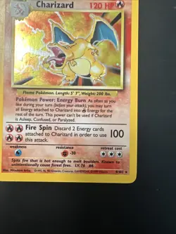 1999 Base Set Charizard 4/102 - Holo Pokemon Card Vintage WOTC NM Z - Image 5