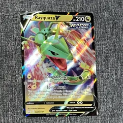 Pokemon Rayquaza V Sword & Shield Promo Holo Card SWSH147 - Image 1