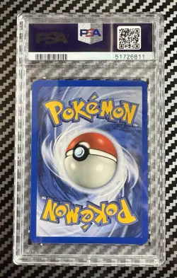 2000 Pokemon Unlimited Gym Challenge #12 Misty’s Golduck Holo PSA 8 Card NM Rare - Image 2