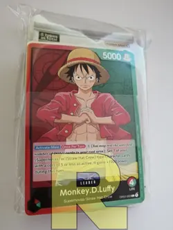 One Piece Card Game Launch Kit Demo Deck & Promo Pack 2022 R Inglese R SEALED - Image 1