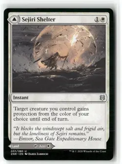 Zendikar Rising Magic: The Gathering Sejiri Shelter - Image 1