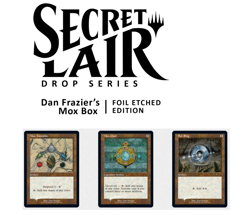 MTG Magic the Gathering Secret Lair Drop Series: Dan Frazier's Mox Box foil-etch - Image 1