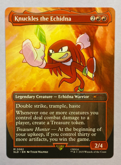 MTG - Secret Lair - Sonic: Friends & Foes - Knuckles the Echidna - NM - Image 1