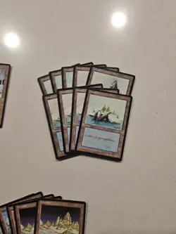 MTG Ice Age Basic Land 9 Blue, 3 Green, 10 Black, 11 Red, 11 White - Image 4
