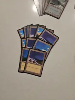 MTG Ice Age Basic Land 9 Blue, 3 Green, 10 Black, 11 Red, 11 White - Image 5