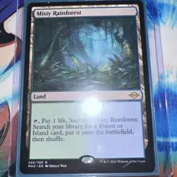 Misty Rainforest Modern Horizons 2 Magic The Gathering MTG Card - Image 1