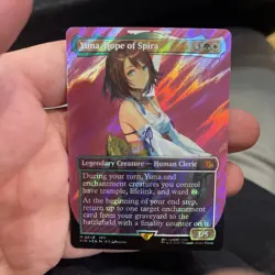 Yuna, Hope of Spira (Borderless) Final Fantasy Surge Foil - Image 1