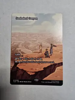 NM Borderless Sunbaked Canyon, MTG, Avatar: The Last Airbender, Magic, 58 - Image 1