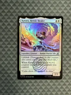 MTG Katara, Heroic Healer #0215 Foil U Avatar: The Last Airbender: E-L (TLE) - Image 1