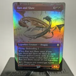 Ran and Shaw (Borderless) #325 (Foil) (NM) TLA Magic MTG - Image 1