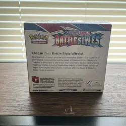 Battle Styles Booster Box Sword & Shield Pokemon TCG Factory Sealed - Image 3