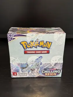 Chilling Reign Booster Box -Pokemon TCG Sword & Shield With Plastic Case 820650818462 - Image 2