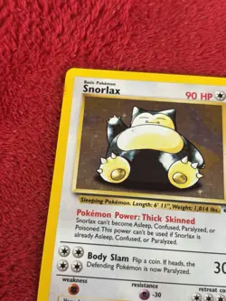 Snorlax 11/64 Jungle Holo Wotc Vintage Pokemon Card 1999 Played - Image 3