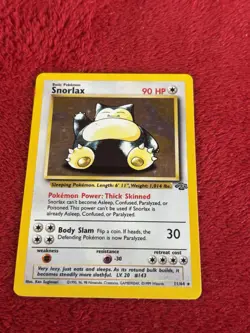 Snorlax 11/64 Jungle Holo Wotc Vintage Pokemon Card 1999 Played - Image 5
