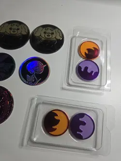 Lot of 14x Official Pokemon TCG Coins Jumbo & Small Size - Image 4
