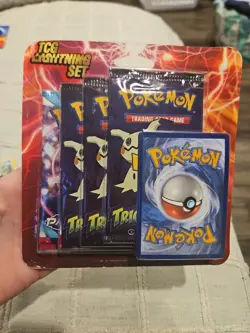 Pokemon TCG Lightning Set Booster Packs Trick Or Trade + Bonus Card 4 Packs NEW 97712544540 - Image 1