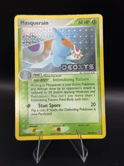 2005 POKEMON EX DEOXYS #39 MASQUERAIN-REVERSE FOIL NM - Image 1