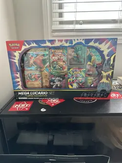 Pokemon TCG Mega Lucario ex Premium Figure Collection Box - Image 1