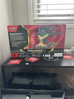 Pokemon TCG Mega Lucario ex Premium Figure Collection Box - Image 2
