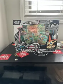 Pokemon TCG Black Bolt & White Flare sealed Victini Illustration Collection Box - Image 1
