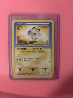 Pokemon Meowth TCG Vintage 2004 Funskool India Edition C09 - Image 1