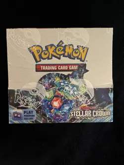 Pokemon TCG Stellar Crown Booster Box Factory Sealed - Image 1
