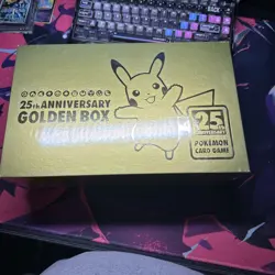 Golden Pokemon Sword & Shield 25th Anniversary Golden Box Card Game (Japanese) 4521329322605 - Image 1