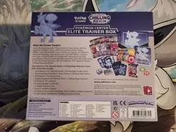 Pokemon Center Sword and Shield Chilling Reign Elite Trainer Box ETB Sealed New - Image 2