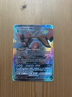 Pokemon SCIZOR GX 90/168 | PSA 9 | HALF ART | Mint | Celestial Storm | 2018 - Image 1