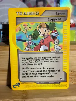 COPYCAT 138/165 Expedition Base Set Unlimited Trainer Vintage Pokemon TCG LP - Image 1