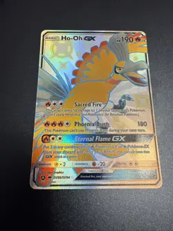 Pokemon TCG Ho-Oh GX SV50/SV94 Hidden Fates Shiny Holo Rare Card Near Mint - Image 2