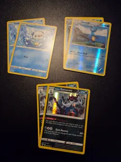 Oshawott (2x), Dewott (2x), & Hisuian Samurott (2x) - Pokemon Cards mini-set - Image 1