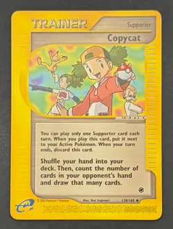 Pokemon Card Copycat 138/165 Expidition - Moderately Played - Image 1