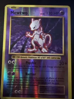 POKEMON MEWTWO 51/108 REVERSE HOLO RARE XY EVOLUTIONS Near Mint - Image 1