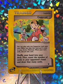 Copycat 138/165 - Expedition Base Set EReader Non Holo Trainer Pokemon Card - Image 1