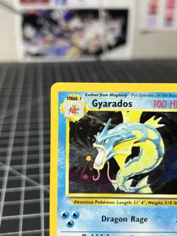 Gyarados 6/102 Base Set Unlimited Holo Rare Pokemon TCG Card Vintage WOTC - Image 2