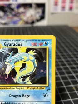 Gyarados 6/102 Base Set Unlimited Holo Rare Pokemon TCG Card Vintage WOTC - Image 3