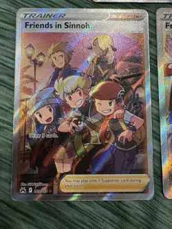 Pokemon TCG Sword & Shield Era 3 Card Full Art Trainer Lot NM - Image 5