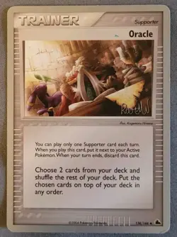 Oracle Trainer 138/144 World Championships 2004 Vintage Pokemon UNGRADED - Image 1
