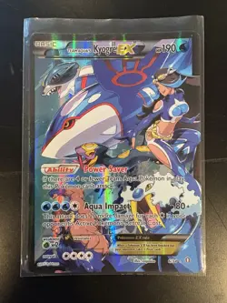 Pokemon TCG Team Aqua’s Kyogre EX Double Crisis 6/34 Ultra Rare English HP - Image 1